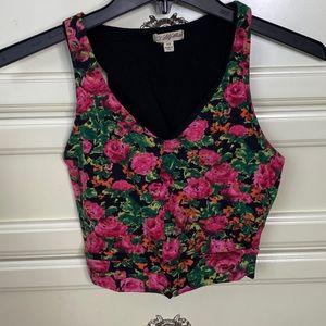 Floral crop top